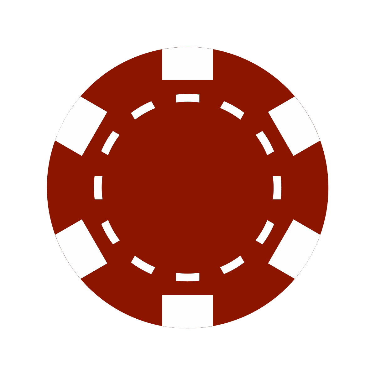 red casino chip